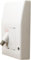 Virgin Media Compatible White Internal Wall Socket 45 Degrees Isolator for TiVo TV or Modem F-connectors