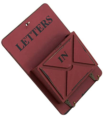 HOLIDYOYO Retro-briefkasten Im Amerikanischen Stil Wanddekorativer Briefkasten Aufbewahrungsbox Für Schlüssel Und Post Dekoratives Wandregal