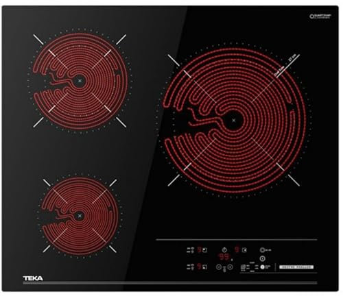 Teka - Vitroceramica TBC 63620 TTC - Vitrocerámica 60 cm - Con Funciones para preparar cualquier tipo de Comida - Diseño Moderno