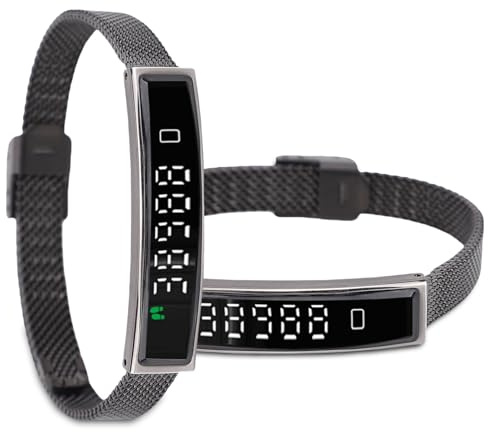 Dpofirs Smart Band Fitness Tracker mit Bluetooth 5.3, Remote -Kamera, Schlafmonitor, Schrittzähler, Kalorien -Tracker, Smart Armband für Telefon (Black)