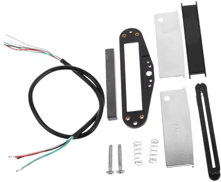 Cabilock Humbucker Pickup Schwarz Gitarren DIY Kit Akustikgitarren Ersatz Tonabnehmer Einfache Montage Vielseitig Einsetzbar für Musik und Bühnenauftritte