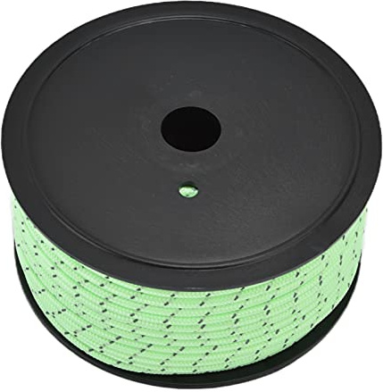 Hapivida Cuerda De Nylon Reflectante 50m 5mm para Campamento Tienda | Cuerda Nylon Reflectante 50m 5mm Para Campamento Tienda Exterior