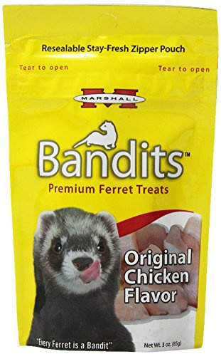 Marshall Pet Products Bandits Premium Chicken Ferret Treats 3 oz.