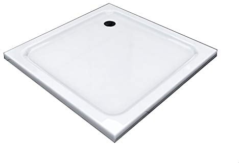 Glaszentrum Hagen - 80x80x5cm - Duschtasse - Duschwanne - Extra Flach - Extra Verstärkt - Sanitäracryl - incl. Siphon