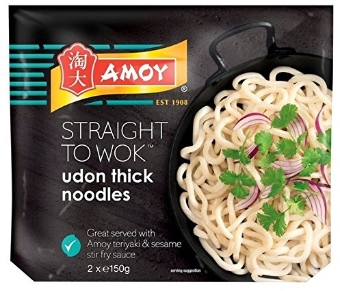 Amoy Udon Thick Noodles 2 x 150g - Pack of 2