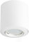 MiniSun | GU10 Gloss White Tiltable Surface Mounted Ceiling Spotlight Downlight | Ceiling Spots, Home Décor & Improvement Essential | Includes 5W LED Bulb [Warm White]