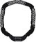 Monzana Chaîne antivol vélo à Code Cadenas à Combinaison 5 Chiffres Antivol vélo Noir Chaîne en Acier trempé 90 cm