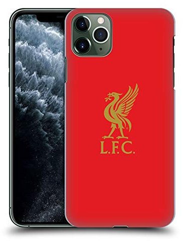 Head Case Designs Officially Licensed Liverpool Football Club Gold Logo On Red Liver Bird Hard Back Case Compatible With Apple iPhone 11 Pro Max