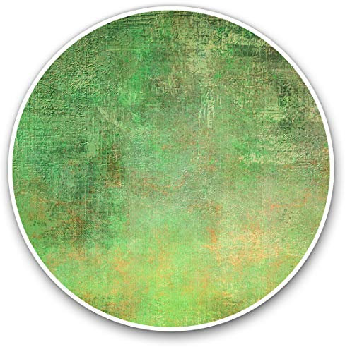 Vinyl Stickers (Set of 2) 15cm - Green Ombre Painting Effect Print Laptop Tablet Luggage Scrapbook #12344
