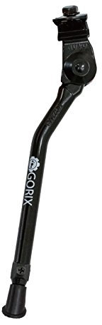 GORIX Fahrradständer Side Road Mountain Fahrrad verstellbar tragbar (GX-KC22AAJ-Z) (Schwarz)