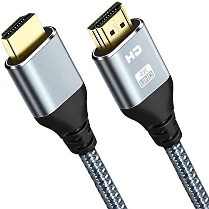 HDMI Cable 4K 60HZ 15 Foot, High Speed 18 Gbps HDMI 2.0 Cable, HDR, HDCP 2.2/1.4, 3D, 2160P,1080P 28AWG HDMI Cord for UHD Samsung TV, Monitor, PS4/3, Xbox One