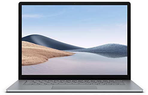 Microsoft Surface Laptop 4 Super-Thin 15 Inch Touchscreen Laptop (Platinum) – AMD Ryzen 7, 8GB RAM, 512GB SSD, Windows 10 Home, 2021 Model