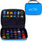 BTOPCASE Hard EVA Protective Carrying Storage Case for Hot Wheels 20-Car Pack,Hot Wheels 24-Car Pack, Matchbox Cars Case, Blue, Backpack,travel