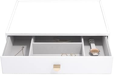 Stackers Pebble White Supersize Accessory Drawer Layer