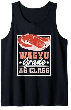 Wagyu Steak BBQ Grade A5 Rindfleisch Grillen Grill Grill Tank Top
