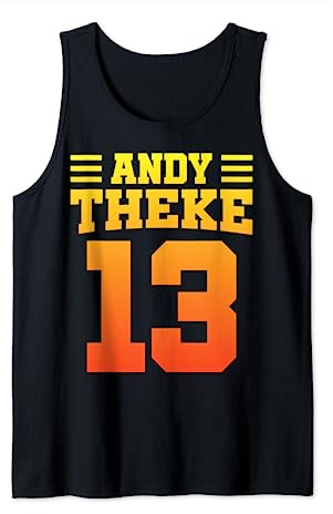 An die Bier Theke Andy Theke Party Outfit Geschenke für Mann Tank Top