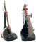 WODEJIAOBAO Keychain,Blades of Chaos,Leviathan Axe keychain Cosplay Jewelry Accessories Gift for Men or Women（2 Pcs, Black, Default