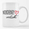 Huuraa Kaffeetasse Norderney verliebt Geschenk Tasse Weiß 330ml Norderney Geschenkidee