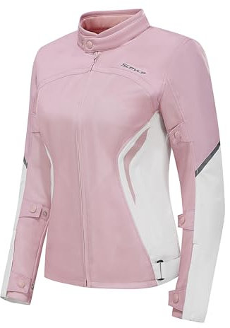 Scoyco Veste de moto en textile pour femme - Veste de motard Dual Sport avec équipement CE pour enduro