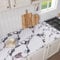 CRE8TIVE Purple White Marble Wallpaper Self Adhesive Wallpaper Waterproof Matte Contact Paper Self Adhesive Marble Vinyl Wrap Kitchen Wallpaper Bathroom Kitchen Worktop Covering Cabinet 30cm X 200cm