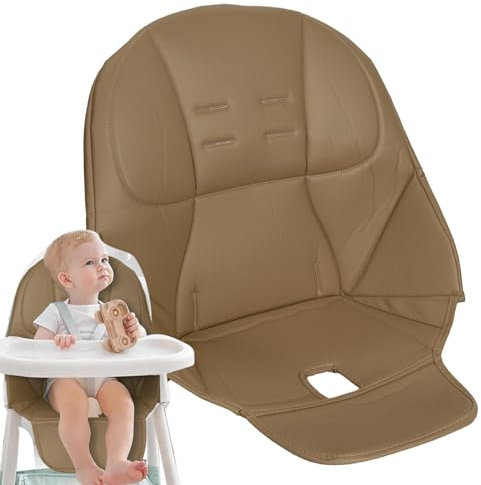 Hochstuhl Bezug Für Peg-Perego Tatamia, Ersatzbezug PU Leder Bezug Für Babyhochstuhl, Baby Hochstuhl Sitzauflage Stuhl Schutz Abdeckung Hochstuhl Schutzhülle, Nur Polster