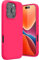Captor Cover Custodia Colorata in Silicone Liquido per Apple iPhone 16 Pro Max con Bordo Rialzato per Schermo e Protezione Fotocamera, Morbida Con Microfibra Interna (Fucsia)