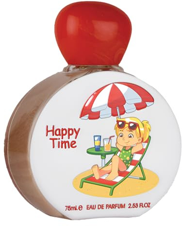 Lattafa Pride Kids Perfume Collection 75ml Eau de Parfum for Boys & Girls Long Lasting Fragrance – Happy Brush Riders Stop Wait Go Happy Time (Happy Time – Tropical Floral)