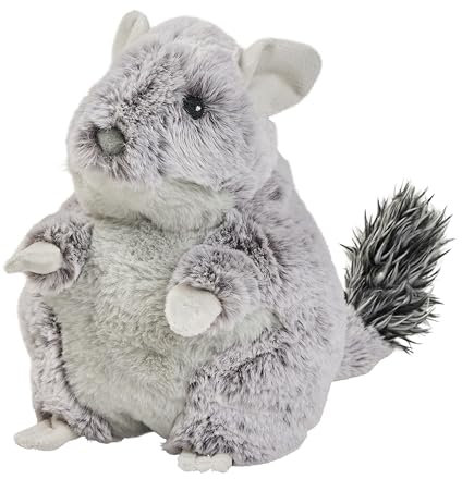Warmies Plush Chinchilla Microwavable Weighted Teddy with French Lavender Scent, Hot or Cold for Cool Relaxation and Warm Relief