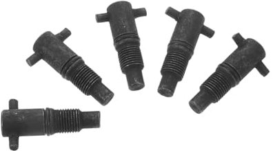 CHILDWEET 5 Stück Ablassventil Und Schraubenset Aus Eisen Für Vertikale Hydraulikwagenheber Bis 20 Tonnen Mit Dichtung Und Entriegelungsschraube Für Kfz Wartung Und Reparatur