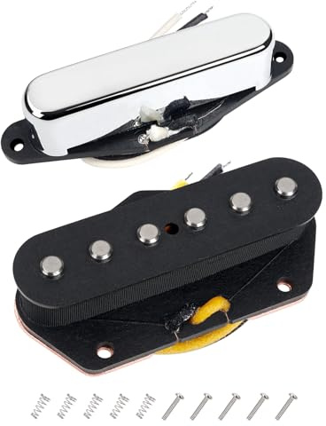 Banworks Alnico JT/SYQ-05 Lot de 2 micros pour guitare électrique 8,2 K/7,6 K à haut rendement 50 mm/54 mm