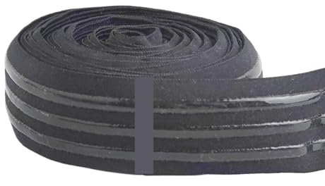 MTKSFDC Gummiband Nähen 25/30mm Silikon Elastische Band for BH-träger Nicht-Slip Unterwäsche Gummiband Stretch Gurtband Band Band DIY nähen Zubehör(Black-30mm,8Meters)