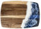 KOCKSHION Holz Schneidebrett aus Epoxidharz Einzigartiges Design für Gemüse Obst Robust und Leicht zu Reinigen für Küche Restaurant und Hotel