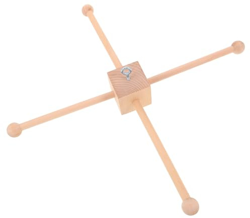 Kit Móvil para Cuna de Madera Beige, Brazo Móvil para Cuna | Kit de Carillón de Viento, Kit de Móvil para Diy, Habitación Infantil Colgante