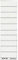 Leitz 1901-00-01 Blanko-Beschriftungsschildchen, 60 x 21mm, weiß