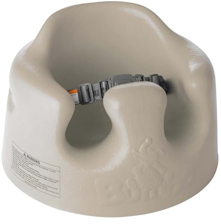 Bumbo Baby Floor Seat with Adjustable Harness 3 Months Plus - Sit Me Up - Floor Chair - Taupe