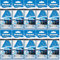 Areon Mon Car Air Freshener New Car Smell Scent Hanging Blue Pack of 10