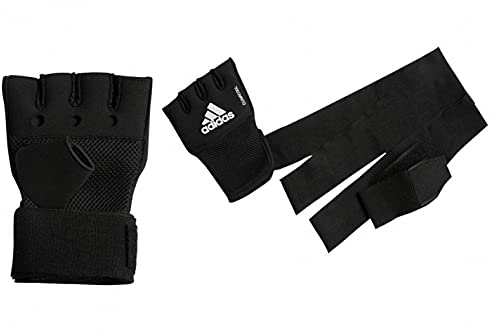 adidas Quick Wrap Speed Handschuhe Unisex, Black/Gold, L/XL