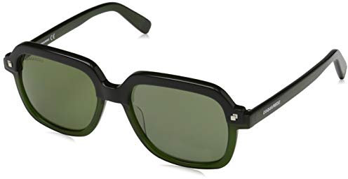 Dsquared2 Herren Miles Sonnenbrille, Grün (Dark Green/Other/Green), 54