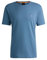BOSS Mens Tales Logo-Patch T-Shirt in Cotton Jersey