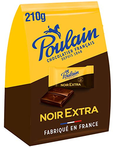 Poulain Chocolat Noir Extra Carres 210 g