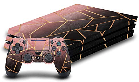 Head Case Designs Offizielle Zugelassen Elisabeth Fredriksson Pink And Black Kunst Mix Vinyl Haut Gaming Aufkleber Abziehbild kompatibel mit Sony PlayStation 4 PS4 Pro Console & DualShock 4 Controller