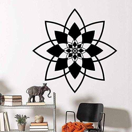 Wall Stickers Mandala Wall Sticker Yoga Wall Art Mural Home Bedroom Decoration Yoga Art 42 * 42Cm