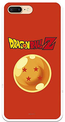 iPhone 7 Plus Case - iPhone 8 Plus Official Dragon Ball Dragon No.4 Background Protect Your Mobile Phone Flexible Silicone Case Official Licensed by Dragon Ball