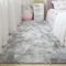 YIFANDU Carpet 60x200cm Anti-Rutsch Unterseite Flauschig Weiche Langflor Teppich Waschbar bis 30 Grad Pflegeleicht für Wohnzimmer, Schlafzimmer, Kinderzimmer oder Flur Läufer, Grau