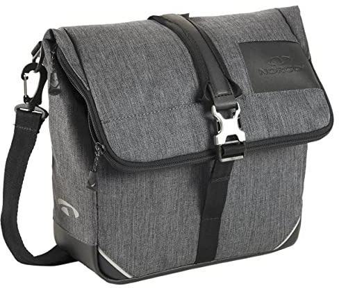 Asista Teile fürs Rad Unisex – Erwachsene Norco Burnham Lenkertaschen, Tweed Grau, 28x26x10cm