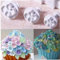 PiniceCore 3 Teile/Satz Silikon Hortensie Fondant Kuchen Dekorieren Zuckerhandwerk Kolbenschneider Blütenform Home Küche Backen Werkzeug