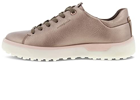 ECCO Damen Tray Hybrid Hydromax Wasserdichter Golfschuh, grau - warm Grey, 36/36.5 EU