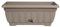 Seat Flor Vaso per balcone, fioriera da balcone, vaso porta fiori, cassetta porta fiori (60 cm, tortora)