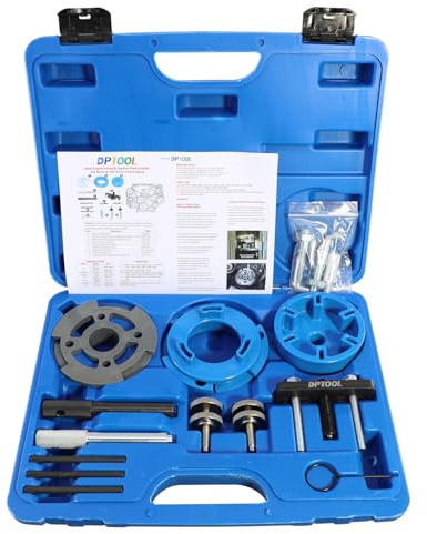 DPTOOL Attrezzo di distribuzione della Pompa di iniezione della Catena della Ruota dentata per la rimozione del Coperchio Compatibile con Il Motore Diesel Ford 2.0 2.2 2.4 3.2 TDDi TDCi