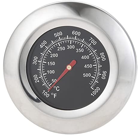 Hicello Thermometer Grill BBQ Deckelthermometer Barbecue Pit Smoker Grill Thermometer 100°F - 1000°F (50°C - 500°C) Gewinde M10
